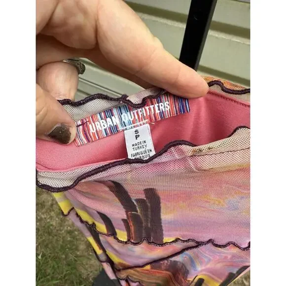 Urban Outfitters Women's Size S Desert Cactus Pink Sundress - Picture 9 of 9